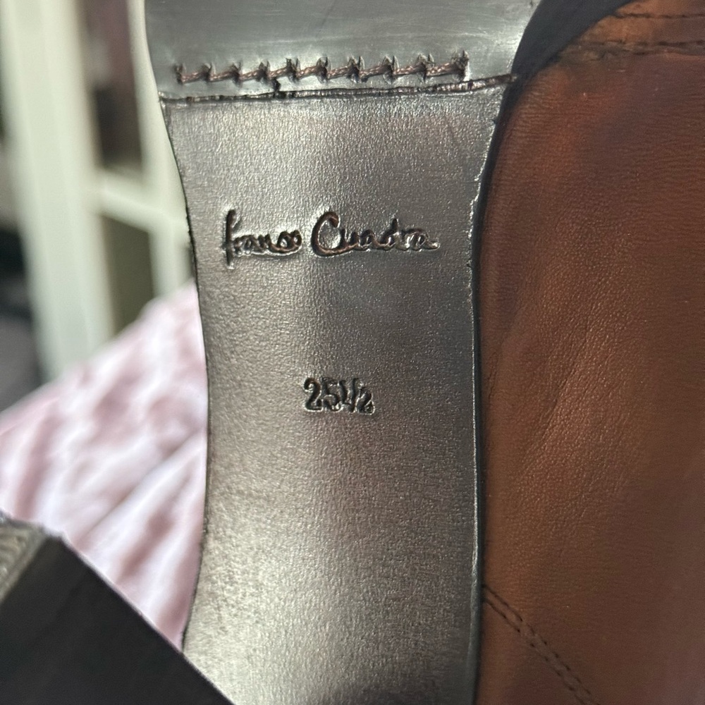 Franco Cuadra, Brown Python Cut Boots. - image 5